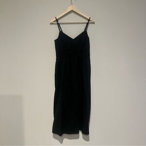 Old Navy Black Midi Dress